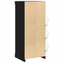 KOMODA LED CZARNY DĄB 41X37X100CM