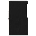 KOMODA LED CZARNY DĄB 41X37X67CM