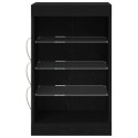 KOMODA LED CZARNY DĄB 41X37X67CM