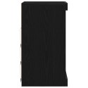 KOMODA LED CZARNY DĄB 41X37X67CM