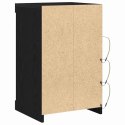 KOMODA LED CZARNY DĄB 41X37X67CM