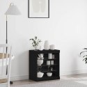 KOMODA LED CZARNY DĄB 60,5X37X67CM