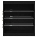 KOMODA LED CZARNY DĄB 60,5X37X67CM