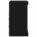 KOMODA LED CZARNY DĄB 60,5X37X67CM