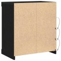 KOMODA LED CZARNY DĄB 60,5X37X67CM