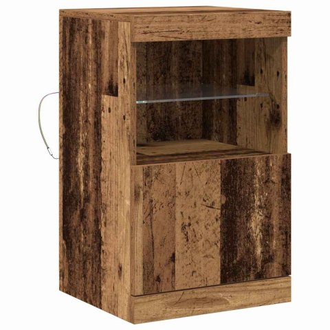 KOMODA LED STARE DREWNO 41X37X67CM
