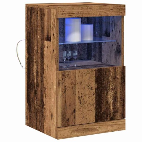 KOMODA LED STARE DREWNO 41X37X67CM