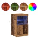 KOMODA LED STARE DREWNO 41X37X67CM