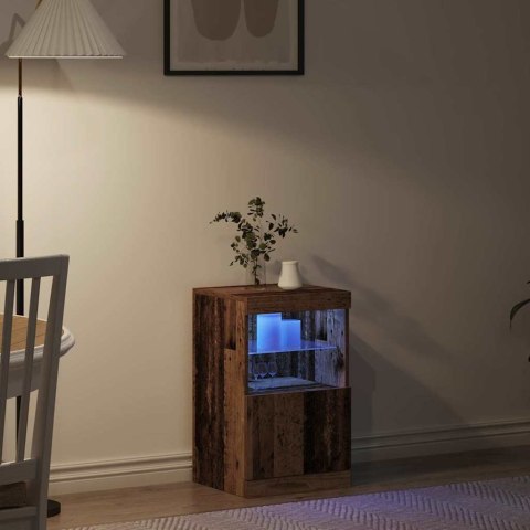 KOMODA LED STARE DREWNO 41X37X67CM
