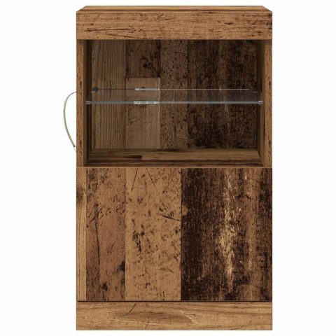 KOMODA LED STARE DREWNO 41X37X67CM