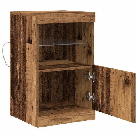 KOMODA LED STARE DREWNO 41X37X67CM
