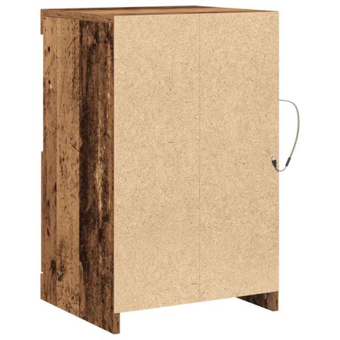 KOMODA LED STARE DREWNO 41X37X67CM
