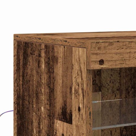 KOMODA LED STARE DREWNO 41X37X67CM