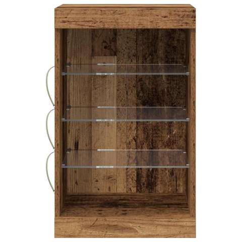 KOMODA LED STARE DREWNO 41X37X67CM