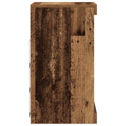 KOMODA LED STARE DREWNO 41X37X67CM