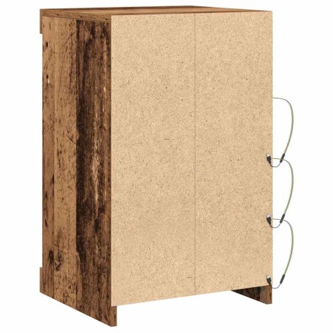 KOMODA LED STARE DREWNO 41X37X67CM