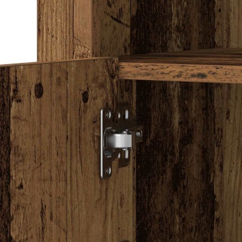 KOMODA LED ZE LED LIGHTS 2 SZT. STARE DREWNO 41X37X67CM