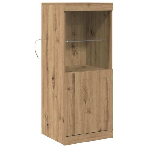 KOMODA LED ZE LED LIGHTS DĄB RZEMIEŚLNICZY 41X37X100CM