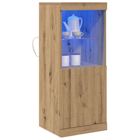 KOMODA LED ZE LED LIGHTS DĄB RZEMIEŚLNICZY 41X37X100CM