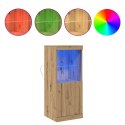 KOMODA LED ZE LED LIGHTS DĄB RZEMIEŚLNICZY 41X37X100CM
