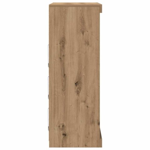 KOMODA LED ZE LED LIGHTS DĄB RZEMIEŚLNICZY 41X37X100CM