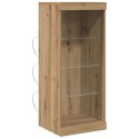 KOMODA LED ZE LED LIGHTS DĄB RZEMIEŚLNICZY 41X37X100CM