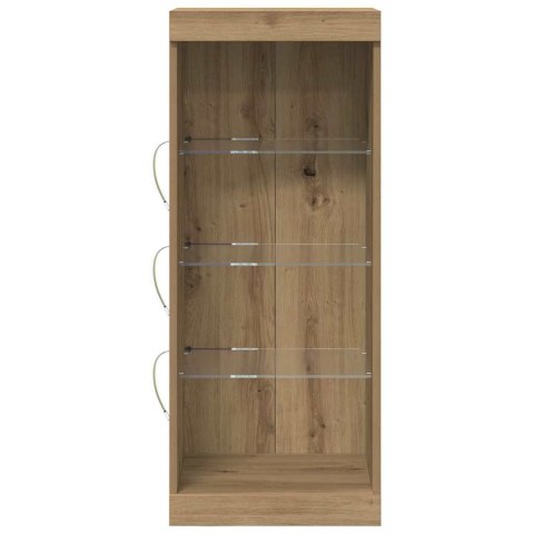 KOMODA LED ZE LED LIGHTS DĄB RZEMIEŚLNICZY 41X37X100CM