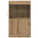 KOMODA LED ZE LED LIGHTS DĄB RZEMIEŚLNICZY 41X37X67CM