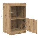 KOMODA LED ZE LED LIGHTS DĄB RZEMIEŚLNICZY 41X37X67CM