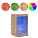 KOMODA LED ZE LED LIGHTS DĄB RZEMIEŚLNICZY 41X37X67CM