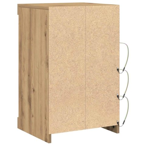 KOMODA LED ZE LED LIGHTS DĄB RZEMIEŚLNICZY 41X37X67CM