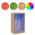 KOMODA LED ZE LED LIGHTS DĄB RZEMIEŚLNICZY 60,5X37X100CM