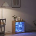 KOMODA LED ZE LED LIGHTS DĄB RZEMIEŚLNICZY 60,5X37X67CM