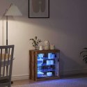 KOMODA LED ZE LED LIGHTS STARE DREWNO 60,5X37X67CM