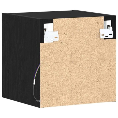 LED ŚCIENNY STOLIK NOCNY Z CZARNY