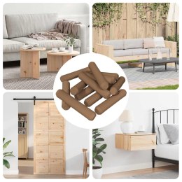 DREWNIANE KOŁKI 18000 SZT. BRĄZOWY LITE DREWNO