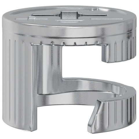 NAKŁADKI Z ZAMKIEM MOTYLKOWYM 4000 SZT. SREBRNY STAL