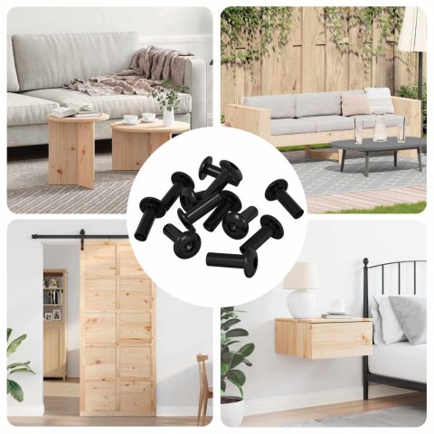 NAKRĘTKI OSŁONOWE 8451 SZT. CZARNY ŻELAZO