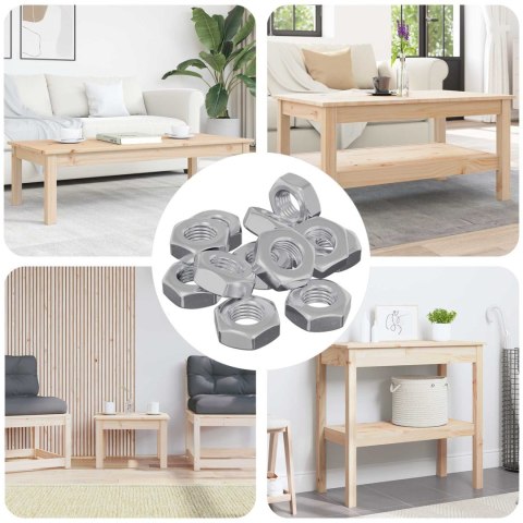 NAKRĘTKI SZEŚCIENNE 3600 SZT. SREBRNY ŻELAZO