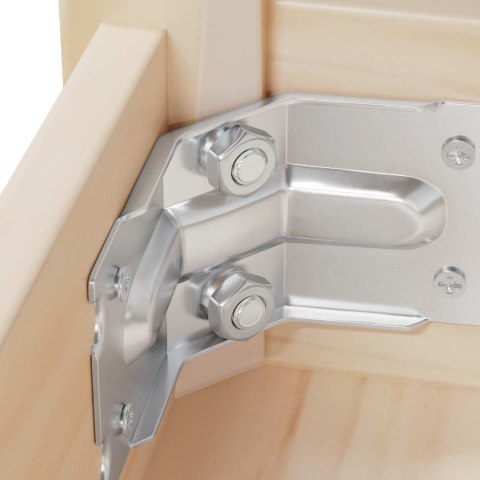 NAKRĘTKI SZEŚCIENNE 3600 SZT. SREBRNY ŻELAZO