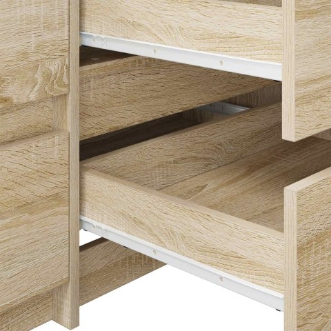 PROWADNICA SZUFLADY 12 SZT. BIAŁY 350MM STAL