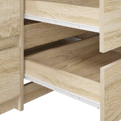 PROWADNICA SZUFLADY 12 SZT. BIAŁY 400MM STAL