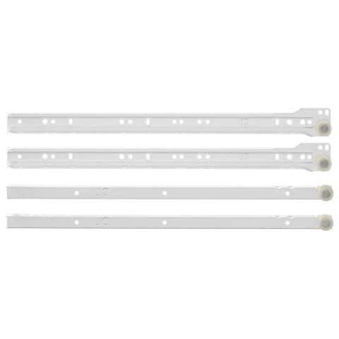 PROWADNICA SZUFLADY 55 SZT. BIAŁY STAL