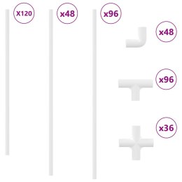 RURA PVC 12 SZT. BIAŁY 12,2X1,8X500MM PP PE