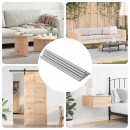 RURA GWINTOWANA 800 SZT. SREBRNY STAL