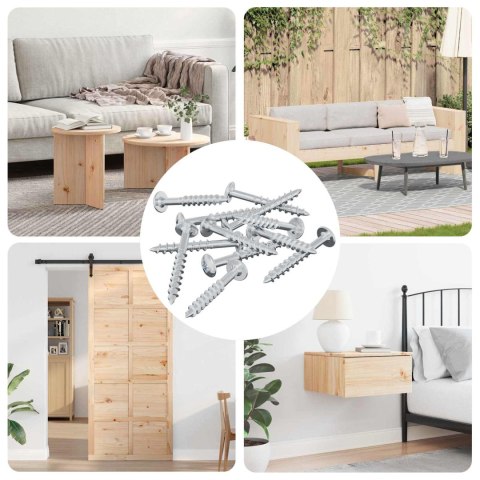 ŚRUBA 7792 SZT. SREBRNY 9,8X35MM ŻELAZO