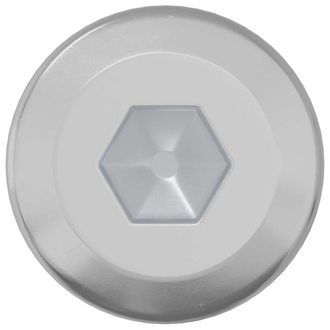 ŚRUBA ZABLOKOWUJĄCA GŁADKI 4865 SZT. SREBRNY STAL