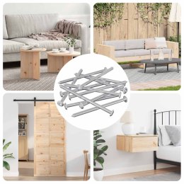 ŚRUBY MEBLOWE 1000 SZT. SREBRNY STAL