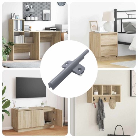 TŁUMIK Z MIĘKKIM ZAMKNIĘCIEM 1161 SZT. SZARY 125X47X15MM PP