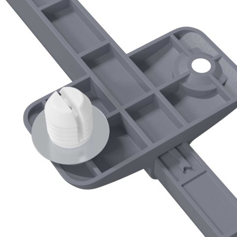 TŁUMIK Z MIĘKKIM ZAMKNIĘCIEM 1161 SZT. SZARY 125X47X15MM PP